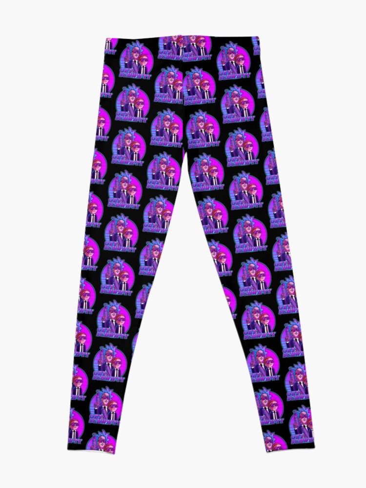 Alternate view of rick and morty get schwifty Leggings