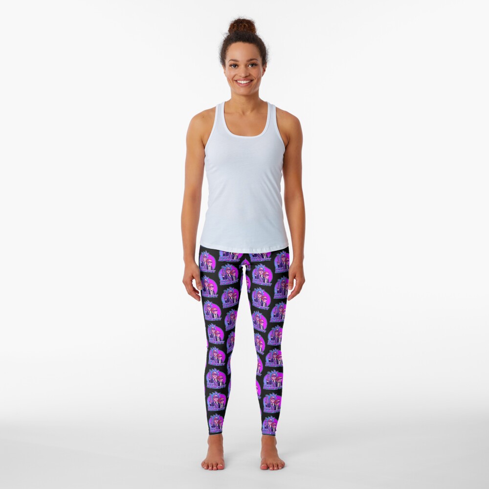 rick and morty get schwifty Leggings