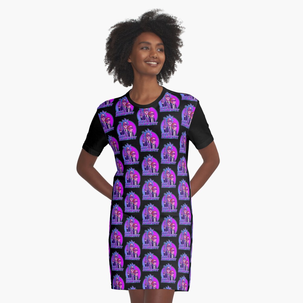 rick and morty get schwifty Graphic T-Shirt Dress