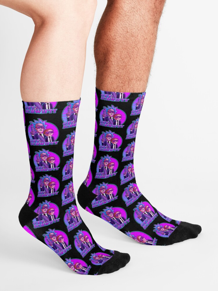Alternate view of rick and morty get schwifty Socks