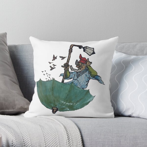 The Sage of Um (keeper of the last herd of unicorns) Throw Pillow