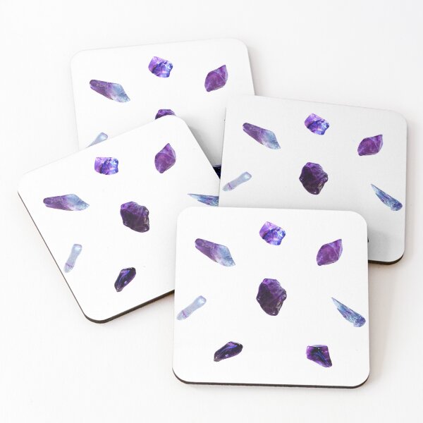Item preview, Amethyst Chunks Series #3 | White designed and sold by FigTreeMagick.