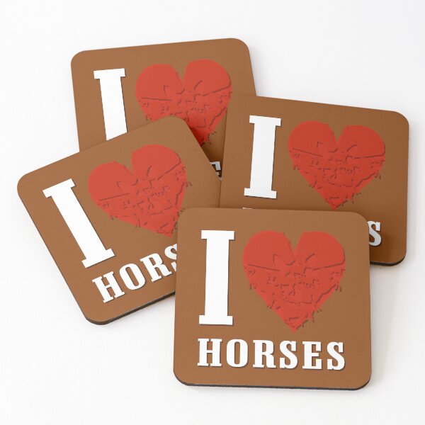 Item preview, I Love Horses / Text and Heart designed and sold by No1Equestrian.