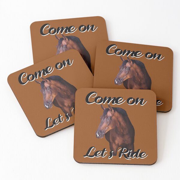 Item preview, Let's Ride - Horse design designed and sold by No1Equestrian.