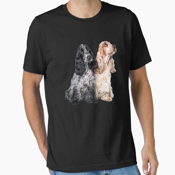 Item preview, Cocker Spaniel Azul Roan Naranja Roan Cute Puppy Dogs designed and sold by ElegantCat.