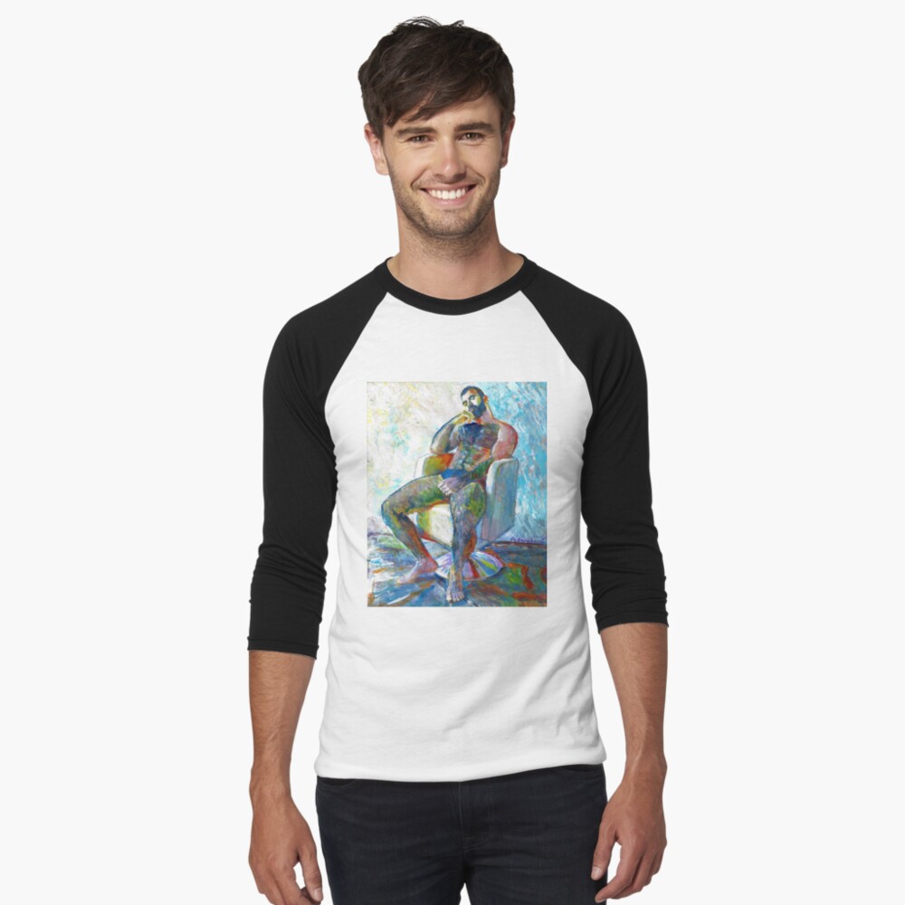 Vista previa del artículo con la obra «Camiseta ¾ estilo béisbol», diseñado y vendido por RDRiccoboni.