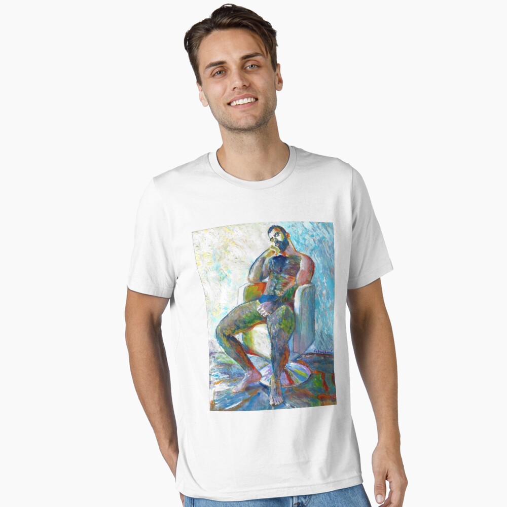 Vista previa del artículo con la obra «Camiseta esencial», diseñado y vendido por RDRiccoboni.
