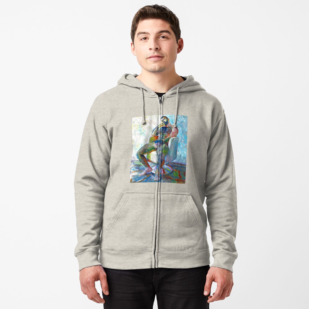 Vista previa del artículo con la obra «Sudadera con capucha y cremallera», diseñado y vendido por RDRiccoboni.