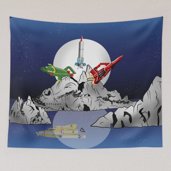 Item preview, Thunderbirds Tracy Island designed and sold by LICENSEDLEGIT.