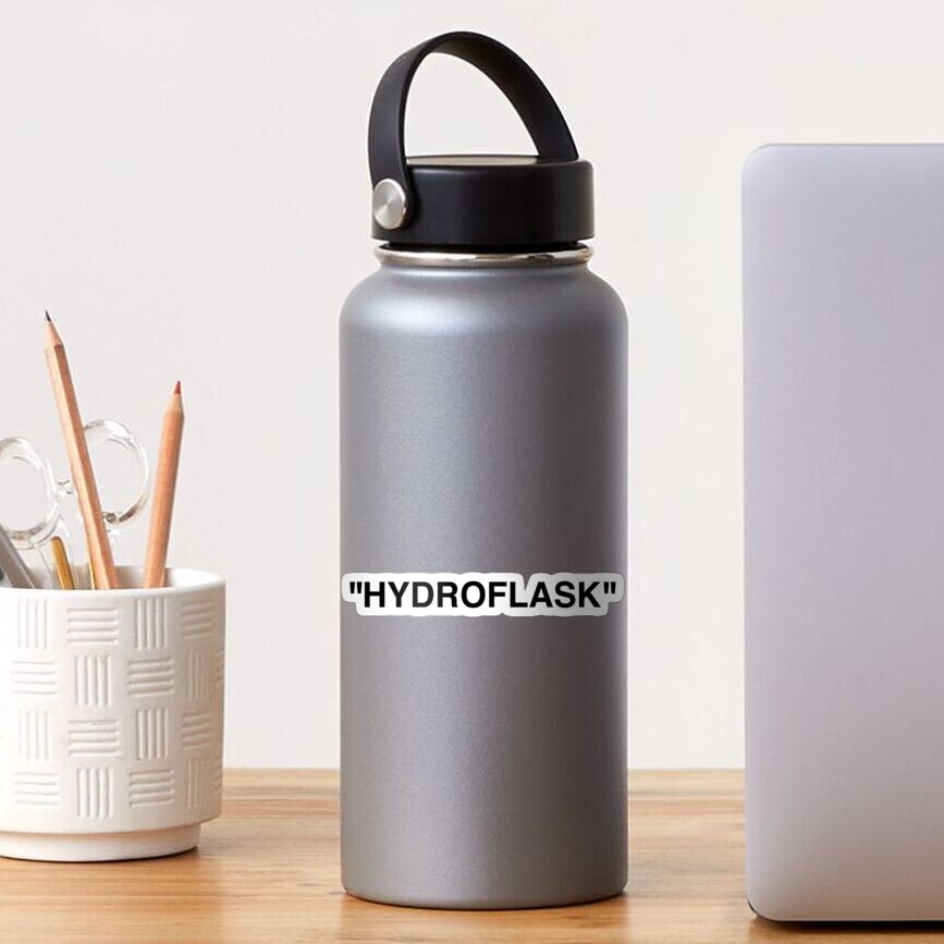 supreme sticker on hydro flask