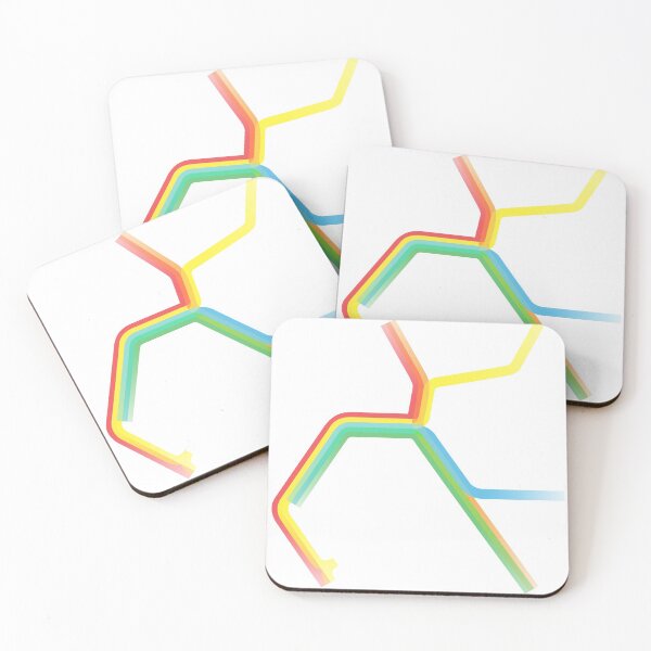 Item preview, Rainbow BART Map designed and sold by Dean Dunakin.