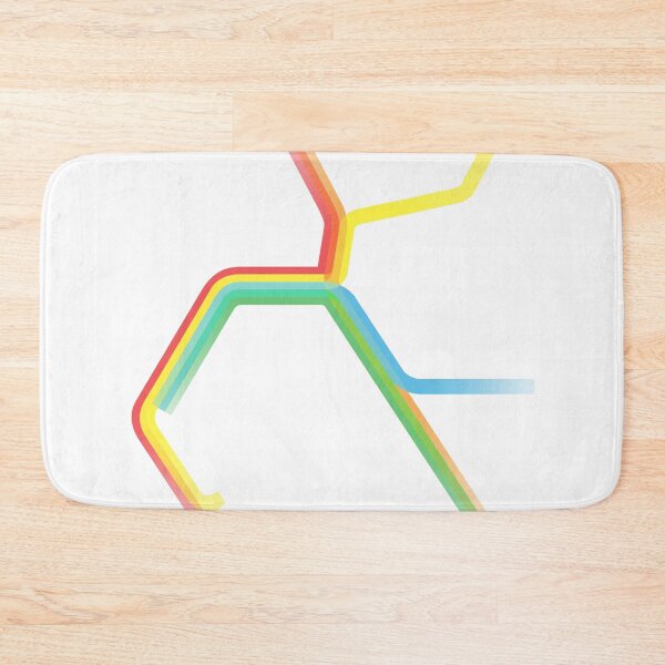 Item preview, Rainbow BART Map designed and sold by Dean Dunakin.