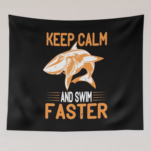 Item preview, Keep Calm And Swim Faster designed and sold by Visualsplendors.