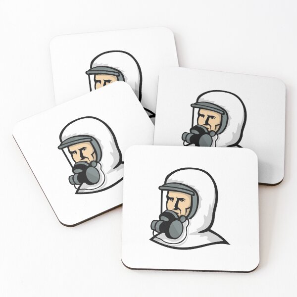 Item preview, Healthcare Worker Wearing Face Mask Mascot designed and sold by patrimonio.