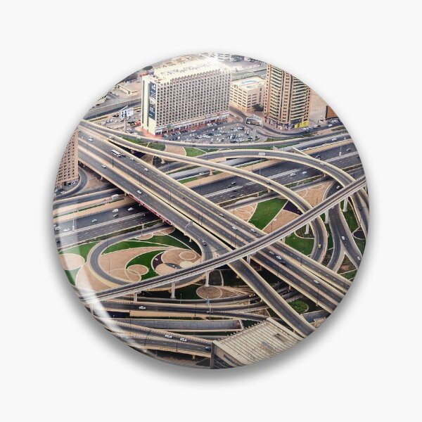 Item preview, Dubai Sheikh Zayed Road – Interchange from the top of the Burj Khalifa - UAE designed and sold by Yannik Hay.
