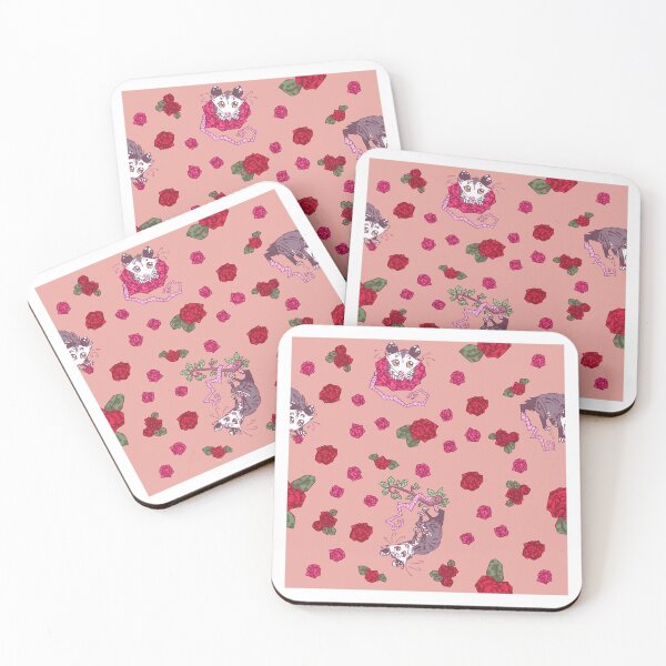 Item preview, Seamless Opossums designed and sold by tailmouth.