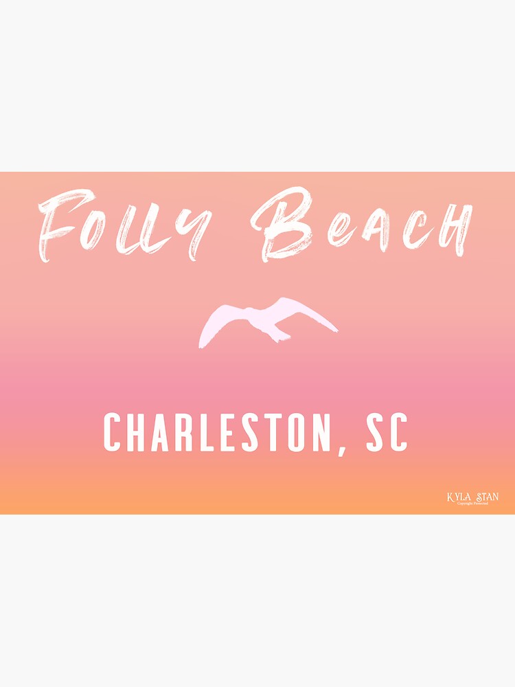 Folly Beach Theme Sticker By Kylastanauthor Redbubble