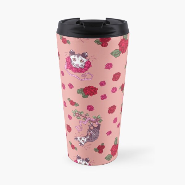 Seamless Opossums Travel Mug