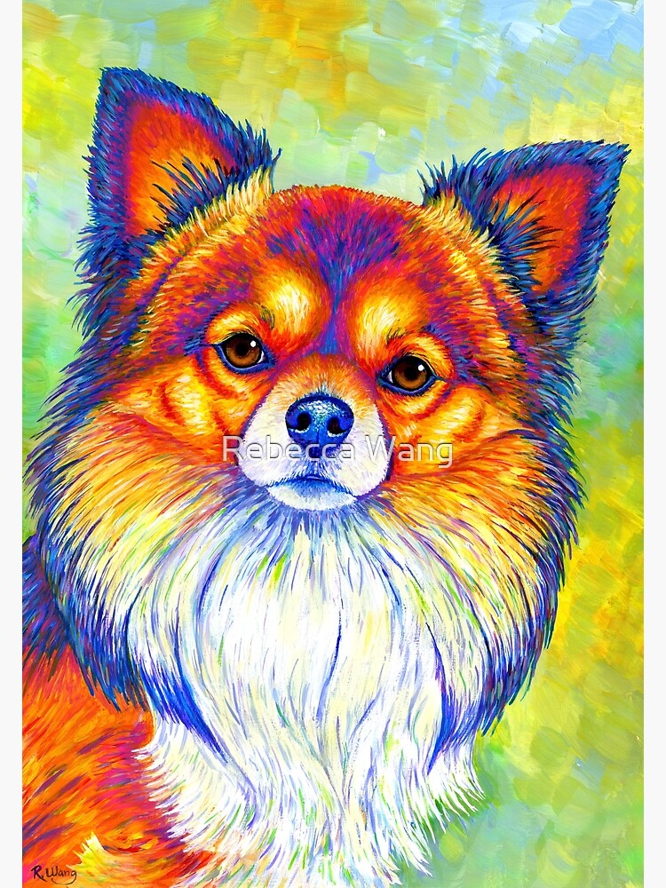 Small and Sassy - Colorful Rainbow Chihuahua Dog by lioncrusher