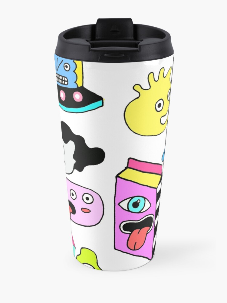 Alternate view of I love monsters Travel Mug