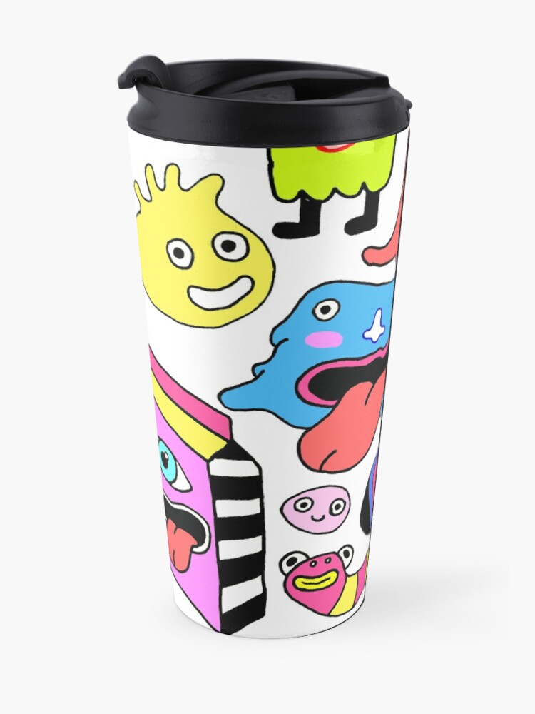 Alternate view of I love monsters Travel Mug