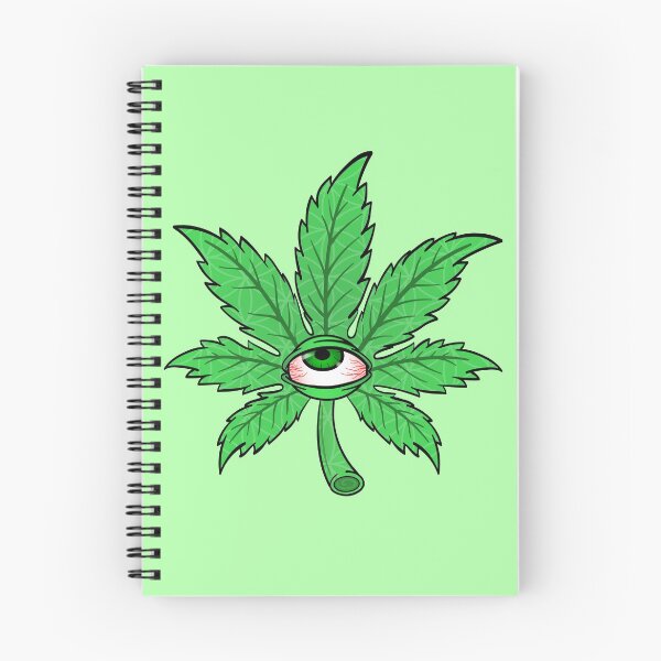 Item preview, Stoned Weed Leaf - Cannabis Art designed and sold by thirdiration.
