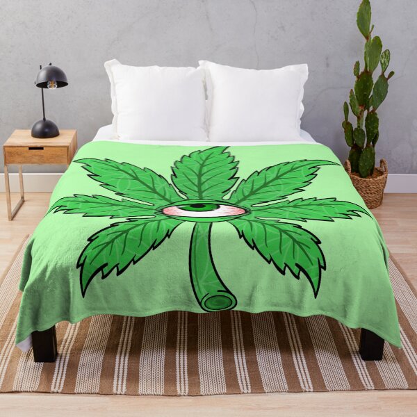Item preview, Stoned Weed Leaf - Cannabis Art designed and sold by thirdiration.