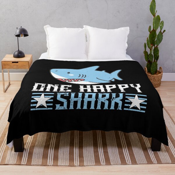 Item preview, One Happy Shark designed and sold by Visualsplendors.