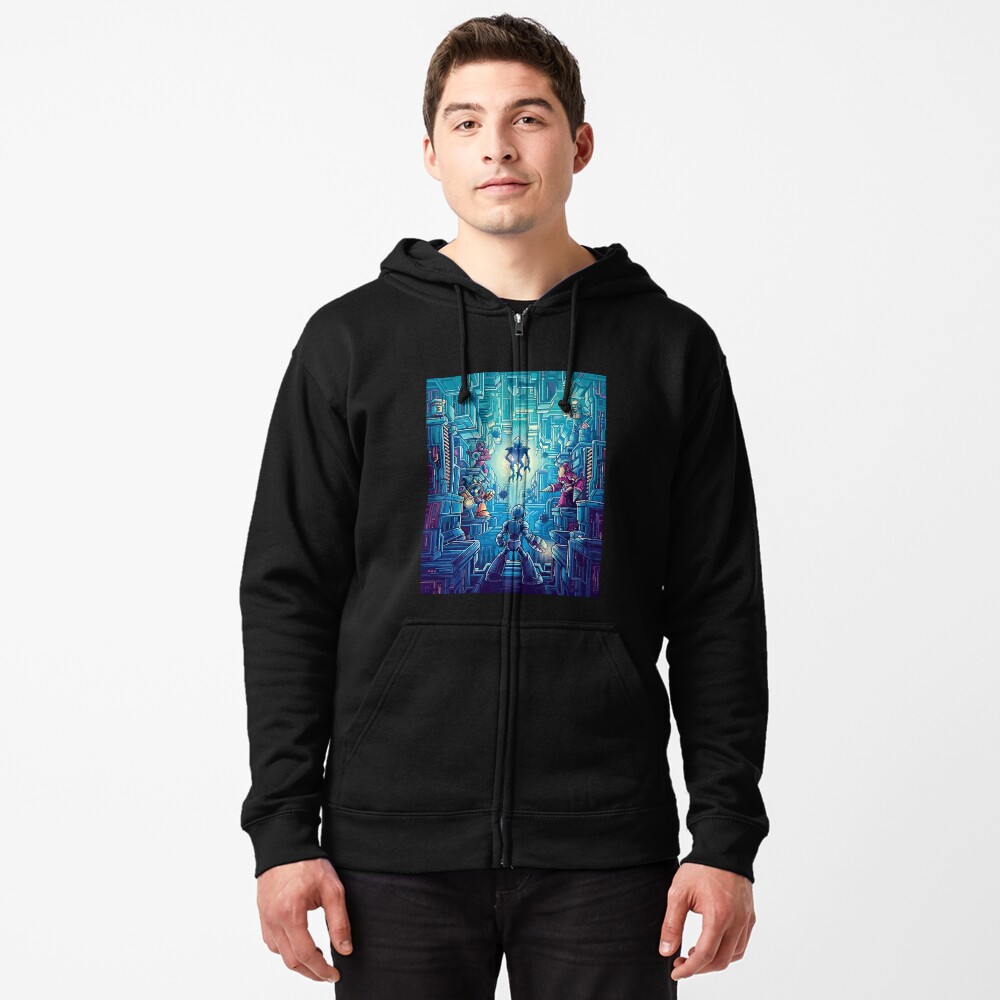 Vista previa del artículo con la obra «Sudadera con capucha y cremallera», diseñado y vendido por FotoLibreStudio.