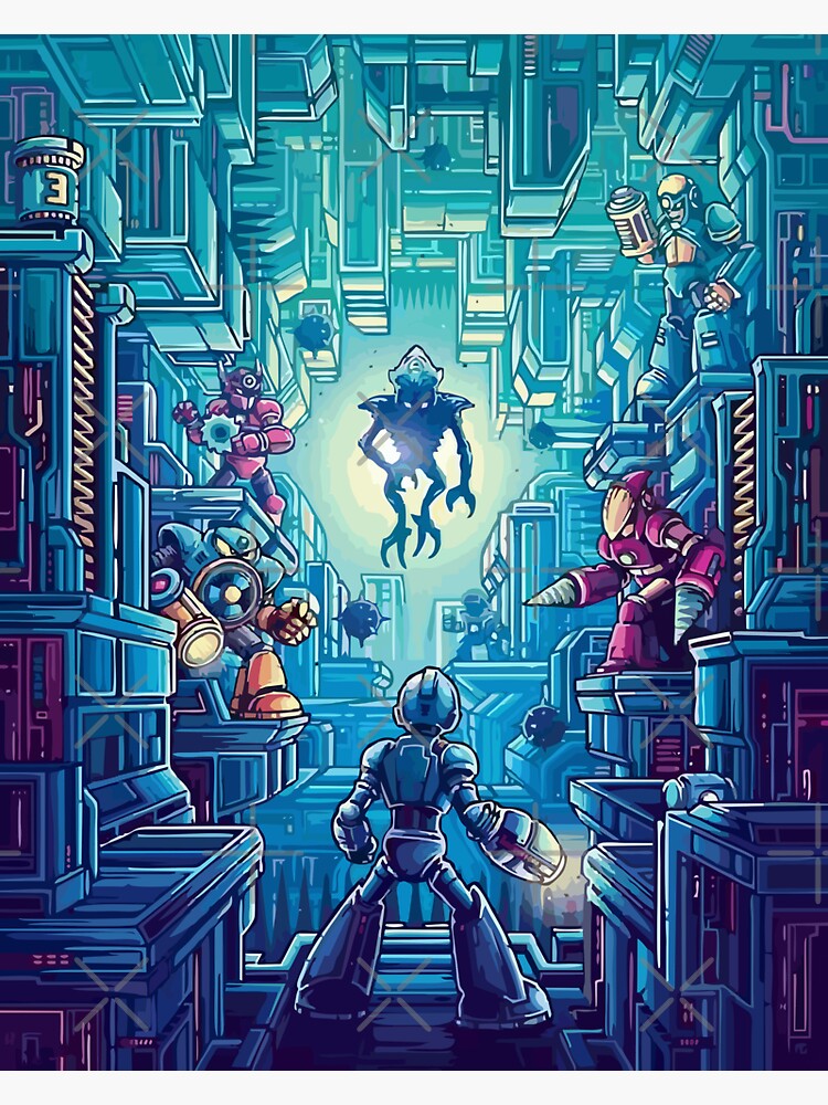 Imagen 3 de 3, Pegatina con la obra Videojuegos Épicos, diseñada y vendida por FotoLibreStudio.