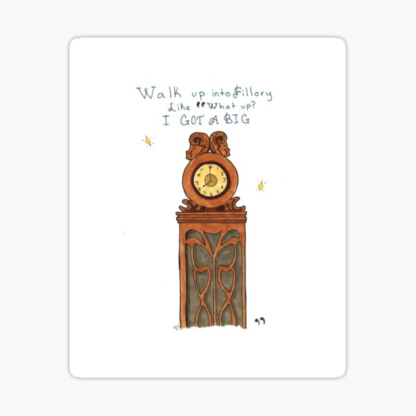 Big Clock Sticker