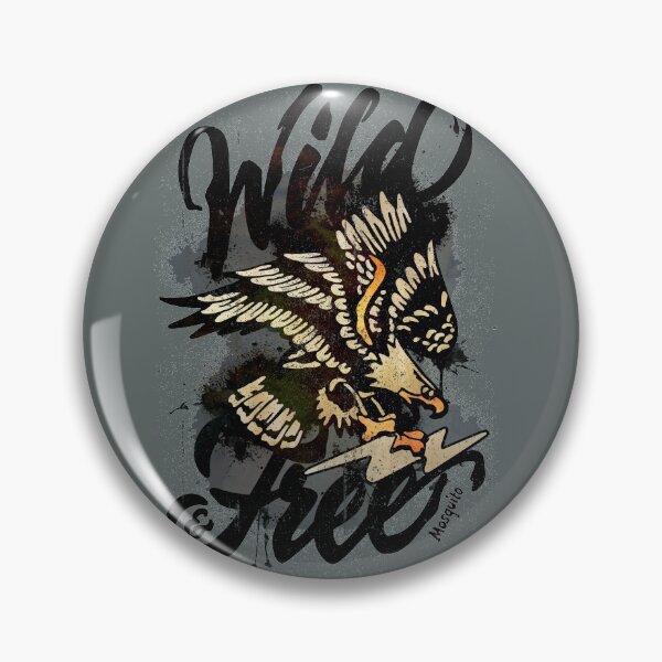 Item preview, Wild & Free Tattoo Design designed and sold by MosquitoDesign.