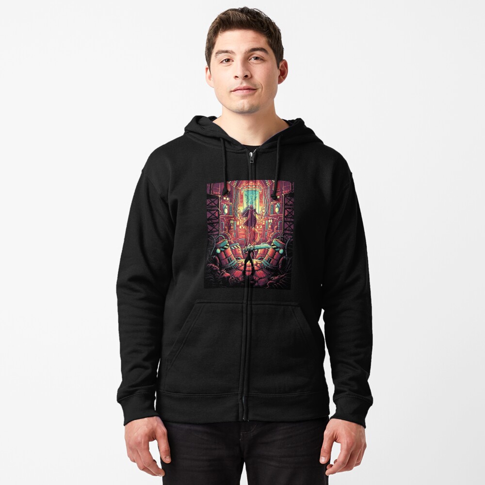 Vista previa del artículo con la obra «Sudadera con capucha y cremallera», diseñado y vendido por FotoLibreStudio.