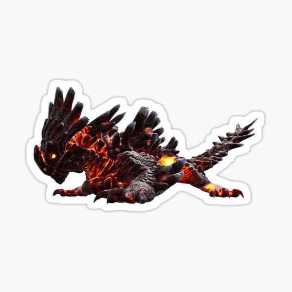 Magmasaur Sticker