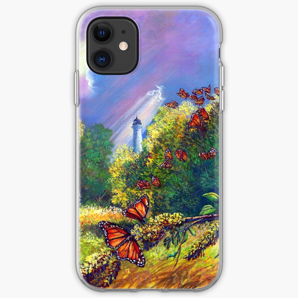 Iphone Case "Monarch Protuberance-St. Marks Light" iPhone Soft Case