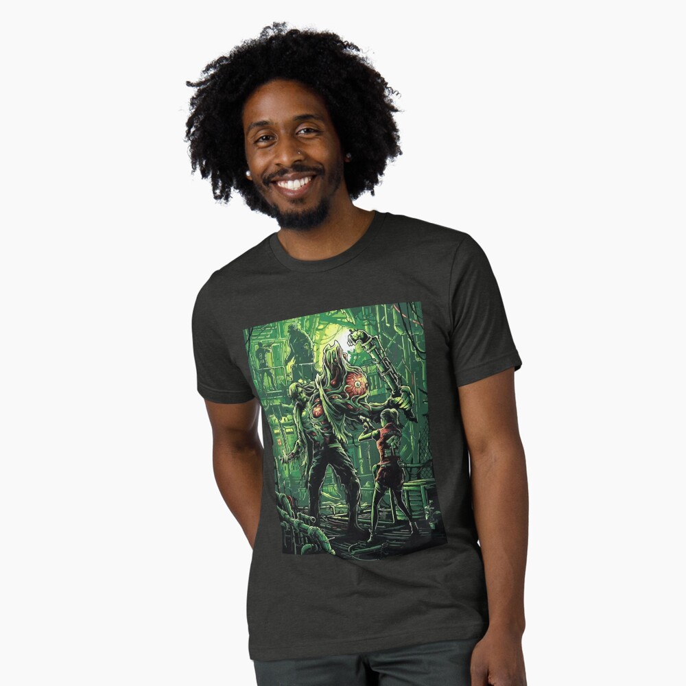 Vista previa del artículo con la obra «Camiseta de tejido mixto», diseñado y vendido por FotoLibreStudio.
