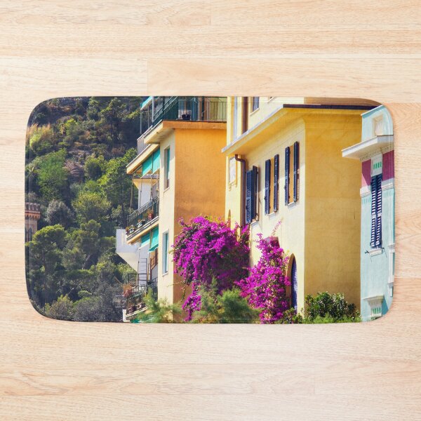 Item preview, Shuttered Windows and Bougainvillea Flowers, Monterosso Al Mare, Cinque Terre, Italy designed and sold by Yannik Hay.