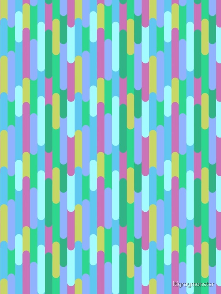 Overlapping Stripes pastel by ltlgraymonster