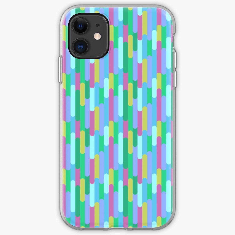 Overlapping Stripes pastel iPhone Case & Cover