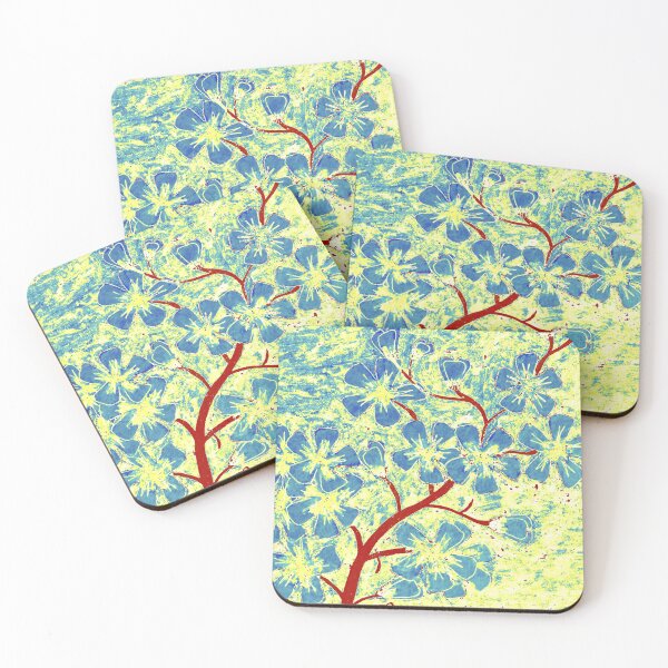 Item preview, Blue Flowers of Happiness designed and sold by DebraBarnes.