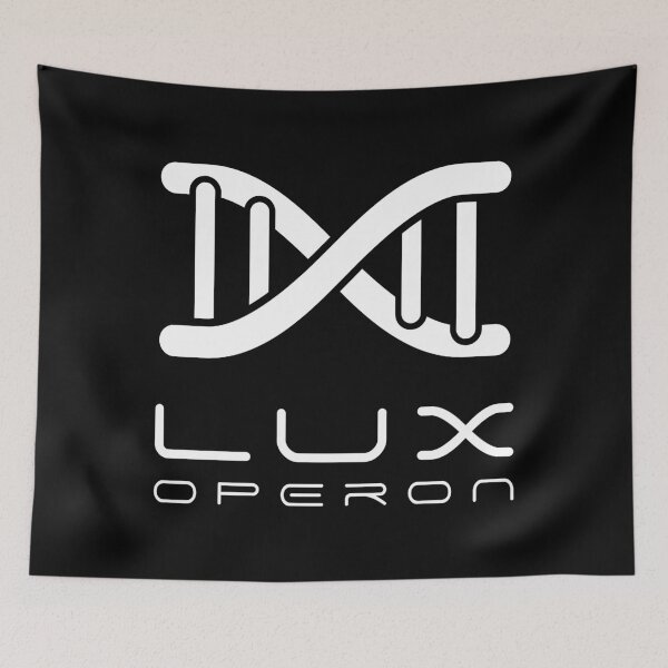 Artikelvorschau, Lux Helix-Weiß auf Schwarz entworfen und verkauft von iconoklast.