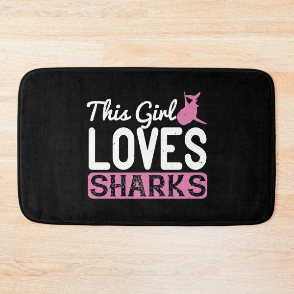 Item preview, This Girl Loves Sharks designed and sold by Visualsplendors.