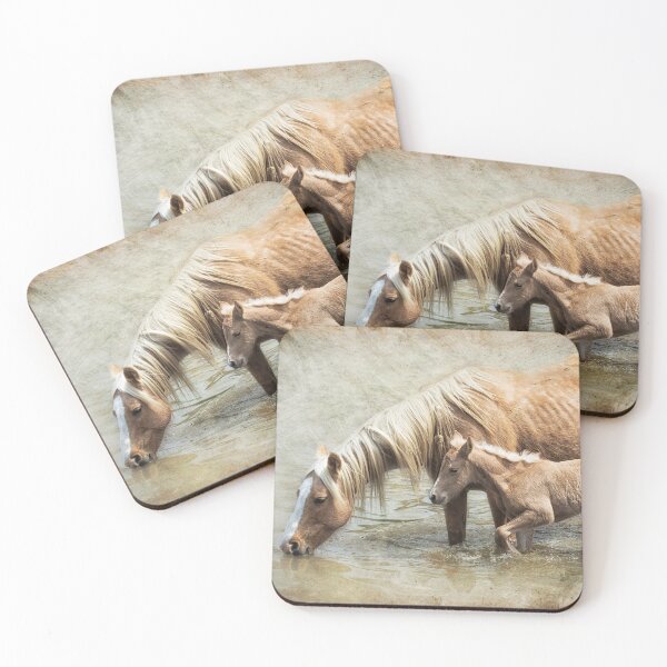 Item preview, Safe By Mother's Side - South Steens Mustangs designed and sold by Belinda Greb Photography.