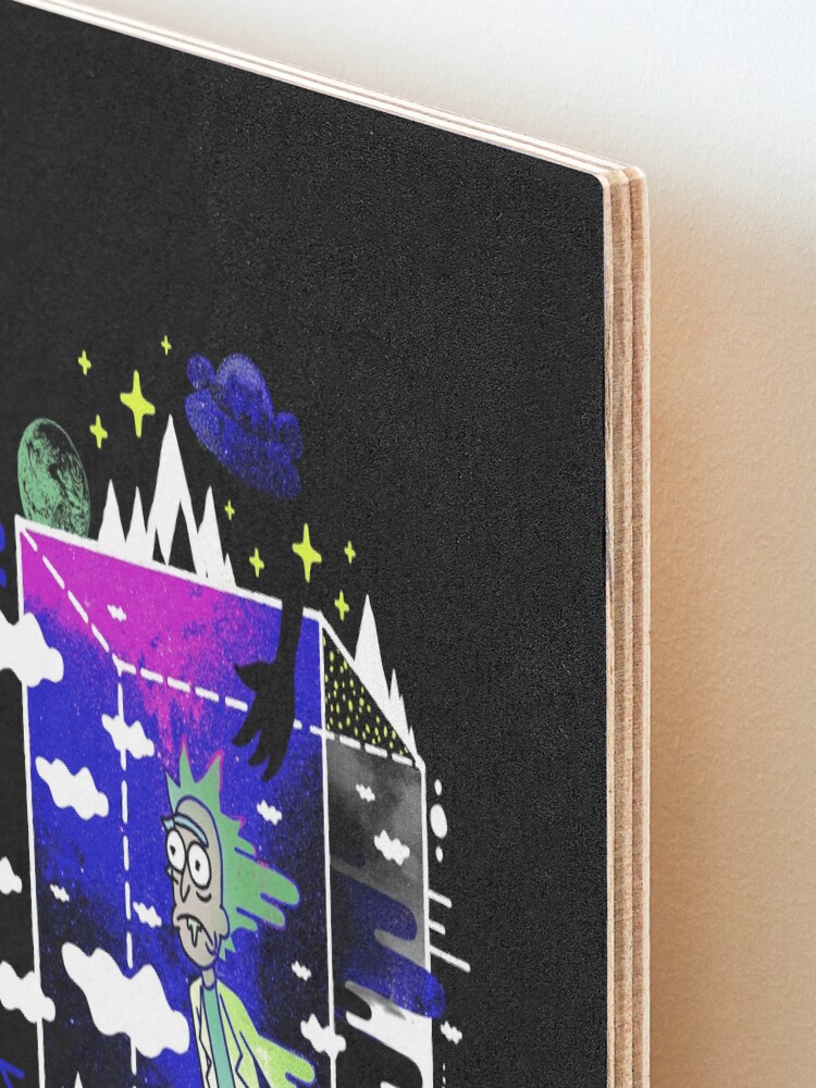 Alternate view of Dimensional Rick Mounted Print
