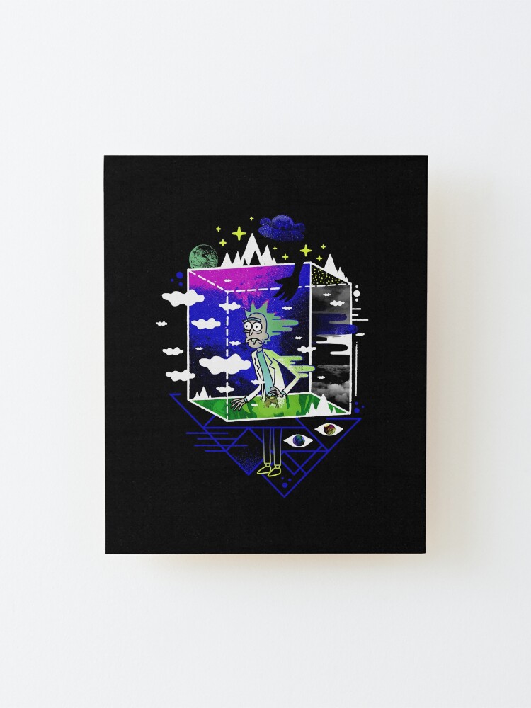 Alternate view of Dimensional Rick Mounted Print