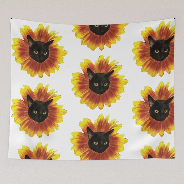 Item preview, sunflower cat  designed and sold by janewwu.