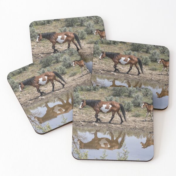Item preview, Matching Pair - South Steens Mustangs designed and sold by Belinda Greb Photography.