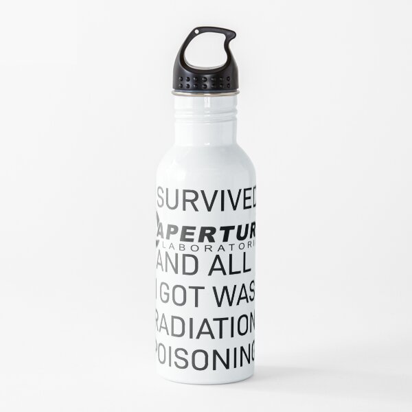 "Aperture Laboratories Tour Shirt" Water Bottle for Sale by Posson