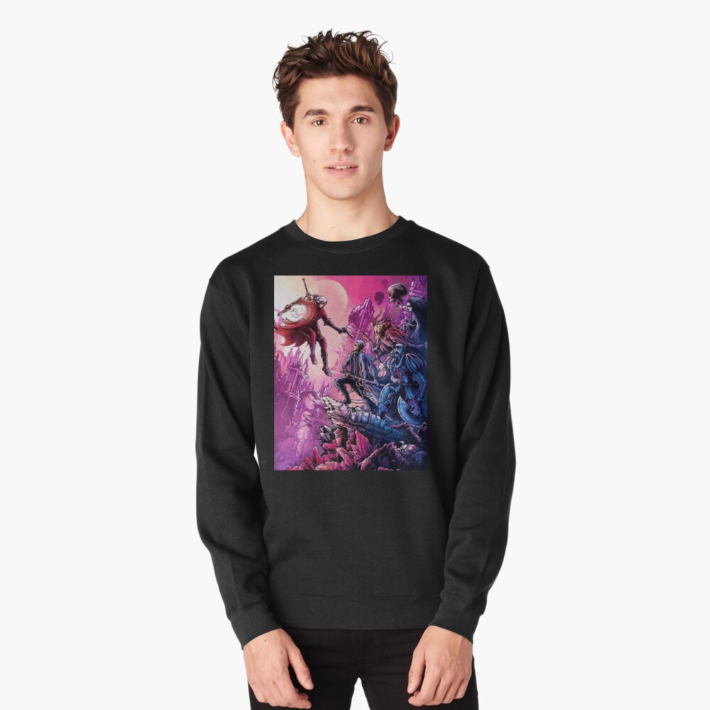Vista previa del artículo con la obra «Sudadera sin capucha», diseñado y vendido por FotoLibreStudio.