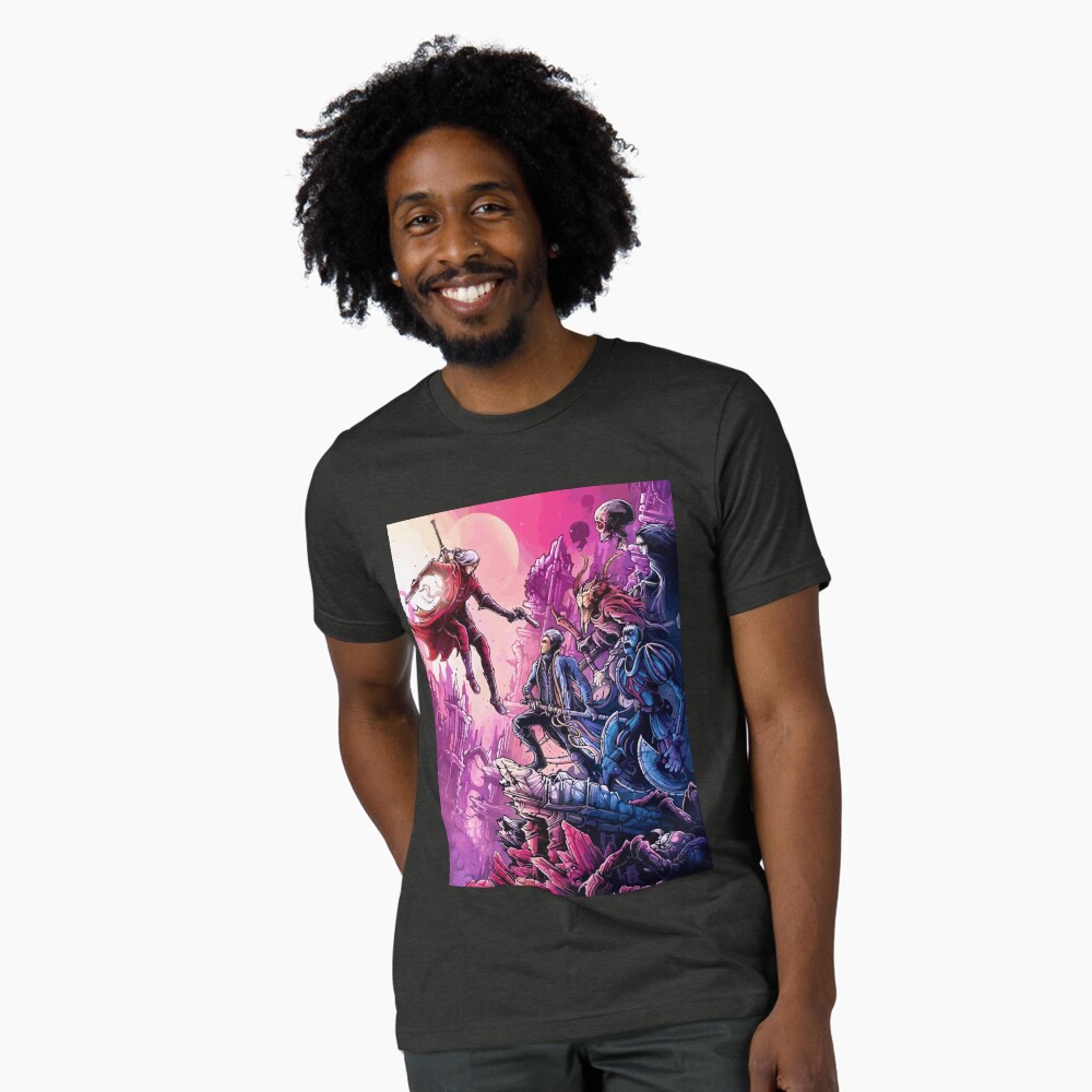 Vista previa del artículo con la obra «Camiseta de tejido mixto», diseñado y vendido por FotoLibreStudio.